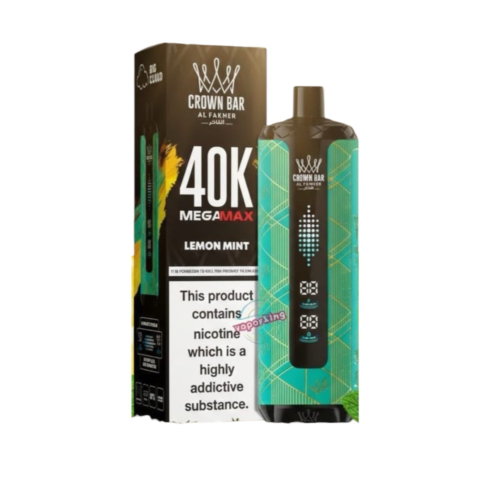 photoroom_20260310_224626 Al fakher 40k puffs lemon mint - Image 1